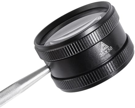Dailygoods - 35X Hand-held Vergrootglas voor Lees- en Observatiedoeleinden