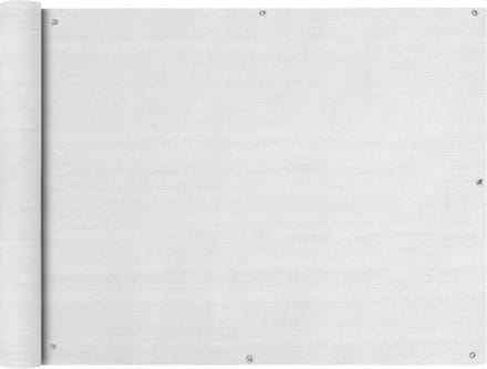 vidaXL - Balkonscherm - HDPE - 90x400 - cm - wit