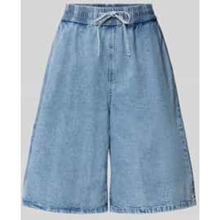 Korte jeans met wijd been model 'SIGNE'