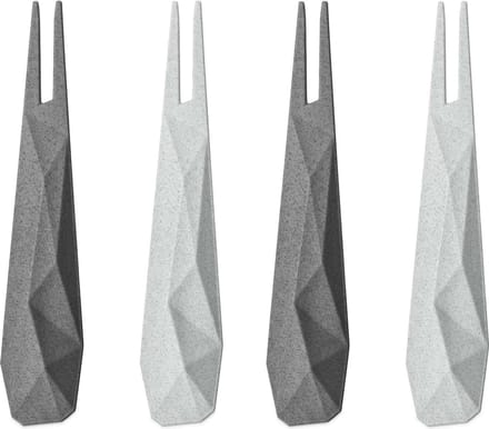 Koziol Cocktailprikkers Club 2,4 X 11,9 Cm Grijs 4-delig