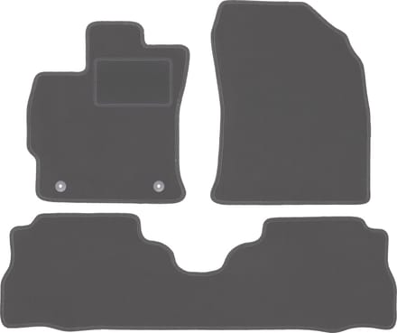 Grafiet automatten voor: Toyota Prius III Plus hatchback (2011-2015)