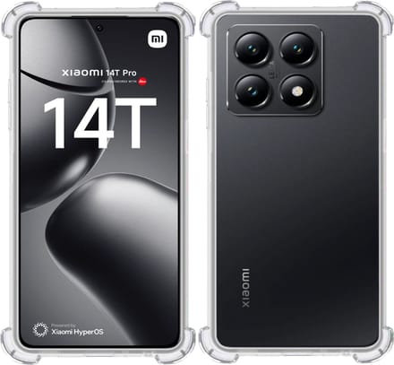 Hoesje geschikt voor Xiaomi 14T – Extreme Shock Case – Case Transparant