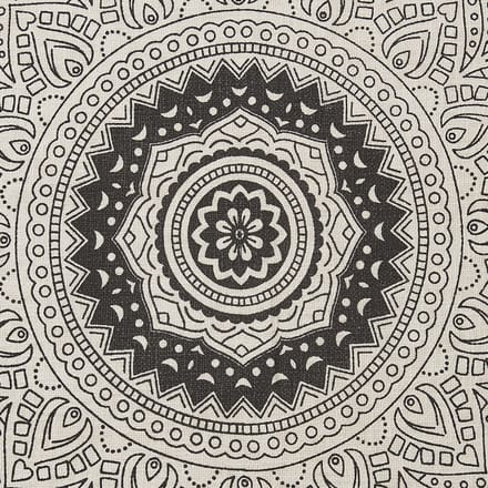 BERHAMPORE - Plaid - Beige - 130 x 180 cm - Katoen