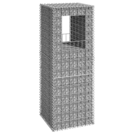 vidaXL - Schanskorf - paal - 50x50x140 - cm - ijzer