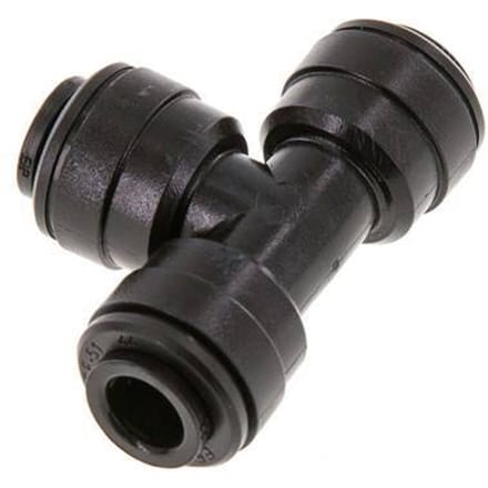 6mm T-koppeling POM Insteekfitting FDA NBR [2 Stuks]