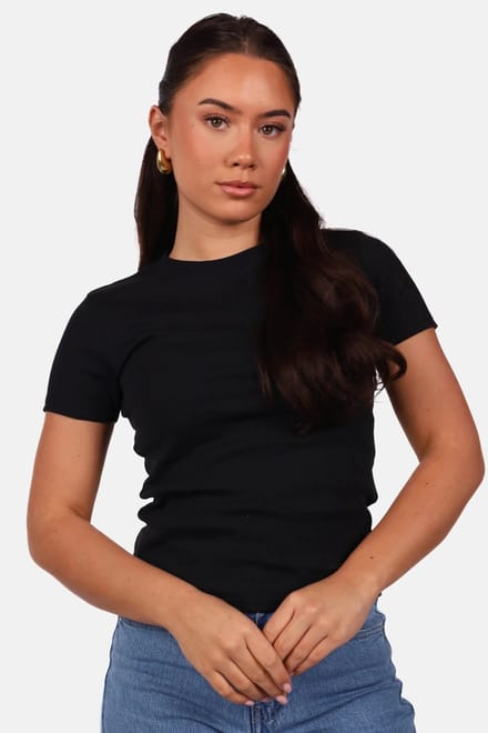 Getdrezzed Top - Maat: S - Basic shirt zwart