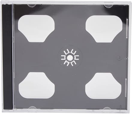 Dailygoody - Cd Double Jewel Cases - 25 Stuks - 2 Disc - 10.4mm