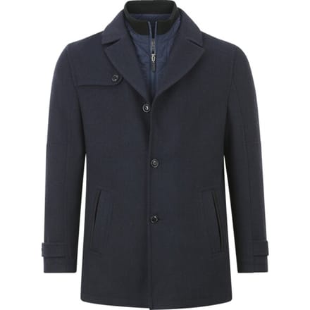 Jan Vanderstorm herren Jack - 60 - donkerblauw - Plus Size