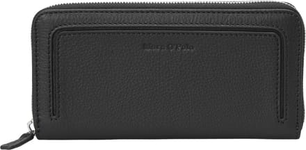 Marc O'Polo Portemonnee Finja Zip Wallet Black Zwart
