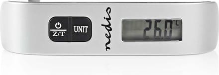 Nedis Digitale Bagageweegschaal - 50 kg - Met thermometer - Tarra-functie