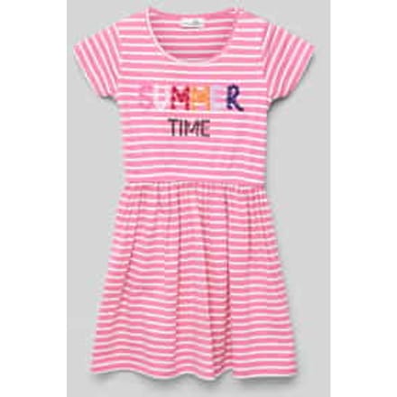 Jurk met streepmotief