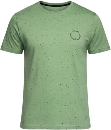 OMBRE T-shirt - Regular Fit - Katoen - Korte Mouw Groen M
