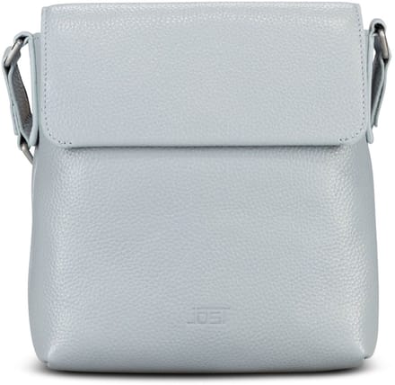 JOST Leren schoudertas Vika Shoulder Bag Misty Blue blauwgrijs