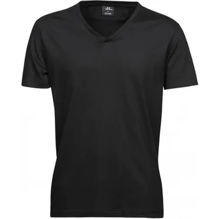 Tee Jays - Fashion Sof T-shirt V-hals - Black maat 3XL