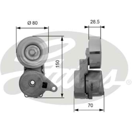 Riemspanner, V-riem DriveAlign GATES T38413