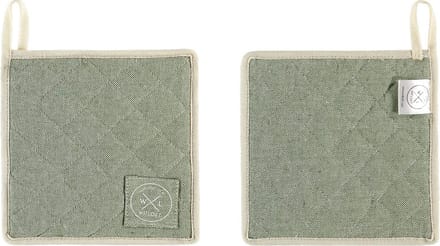 Witloft - Gerecyclede Katoenen Pannenlappen (2 st.) - Pistache