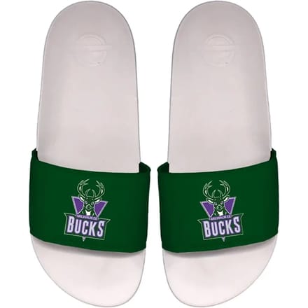 Milwaukee Bucks slippers Two Tone
