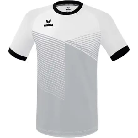 Erima Mantua Shirt Korte Mouw Heren - Zwart / Wit | Maat: M