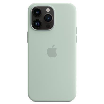 Silicone Backcover MagSafe voor de Apple iPhone 14 Pro Max - Succulent