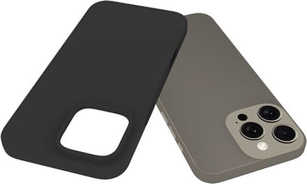 MobyDefend Hoesje - Geschikt voor iPhone 16 Pro Max - TPU Backcover - Mat Zwart