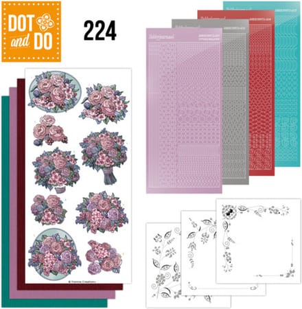 Dot and Do 224 - Yvonne Creations - Stylish Flowers - Sweet Bouquet