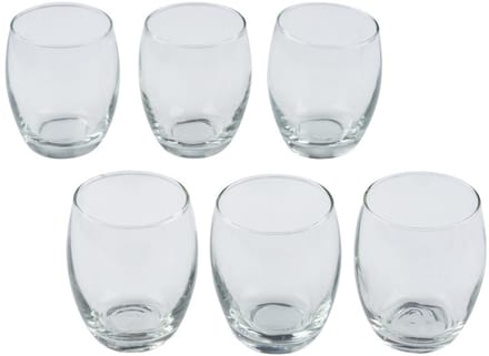 18x Drinkglazen transparant 350 ml - Sapglazen - Waterglazen