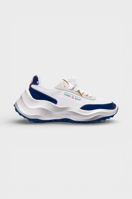 Casablanca Atlantis Heren Sneaker Wit/Navy