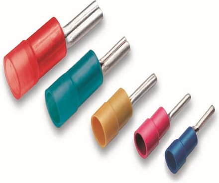 Cimco geïsoleerde penkabelschoen vertind 10mm² rood per 100 stuks (180227)