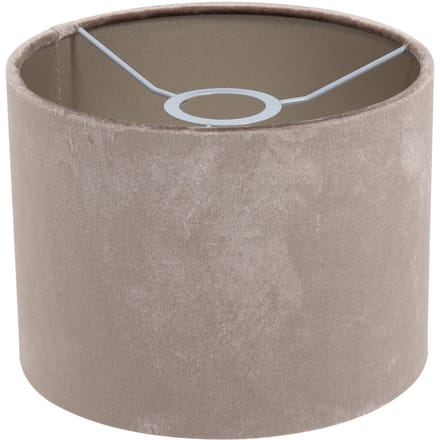 Grijze Velours Lampenkap K3084GS ⌀20cm met E27 support van Steinhauer - Modern Textiel voor Binnen