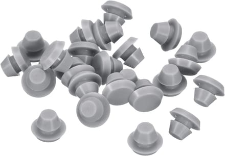 25 Stuks Siliconen Stopper Ronde Rubberen Gatsluiting voor 5-5,5 mm Diameter