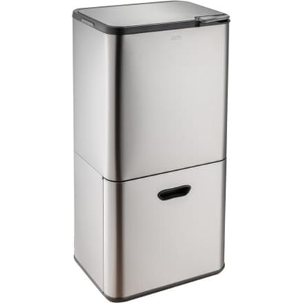 Luzzo ® kansas push prullenbak 63 liter afvalscheiding 4 vakken afval scheiden