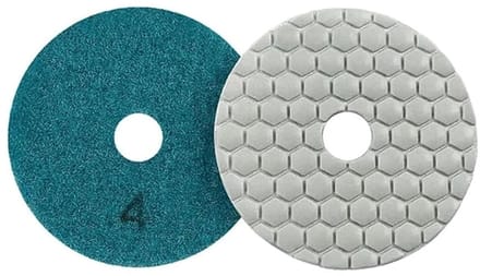 Diamant Polijstpad - Schuurschijf Hars - Steen Polijsten - Droog Gebruik Flexibel - 3 Inch - Willekeurig