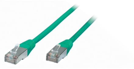 Patchkabel cat 6 S/FTP PIMF Halogenfrei grün 3m