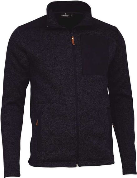 Kinetic Upland Knit Fleece Met Volledige Rits Blauw S Man