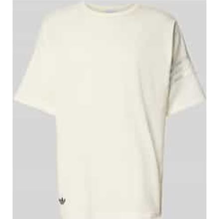 Regular fit T-shirt met logostitching, model 'Neu'