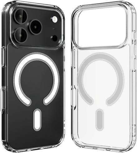 Mercury Case Jelhard Magsafe Voor Iphone 17 Pro Transparante Hoes