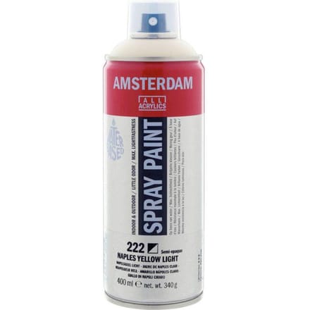 Bombe de peinture Amsterdam 400ml jaune de Naples clair geel