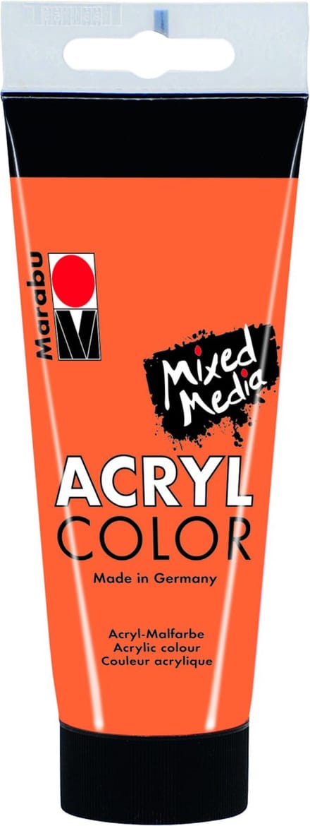 Marabu Acryl Color 013 100 ml acrielverf Oranje Koker