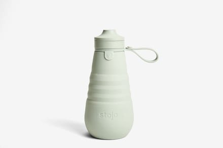 Stojo - Sport Drinkfles 590 ml Sage - Siliconen - Groen -