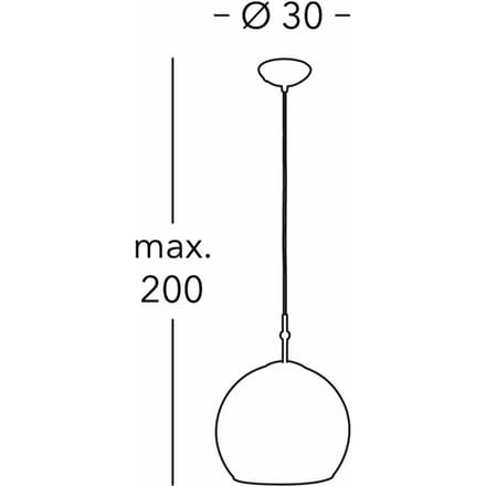 Kolarz hanglamp Luna, Ø 30 cm, kleurrijk, metaal/glas