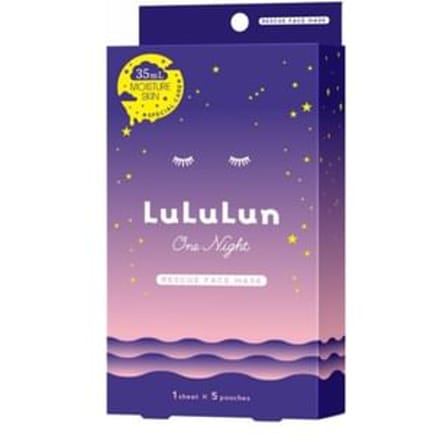 LuLuLun - One Night Rescue Face Mask Moisture Skin - 5 pcs