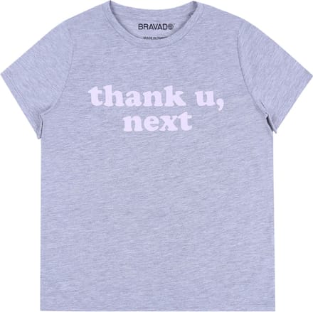 Grijs dames t-shirt Thank u, next
