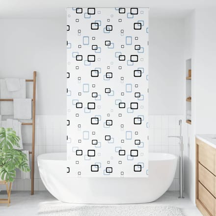 vidaXL - Doucherolgordijn - 90x240 - cm - stofbreedte - 86 - cm