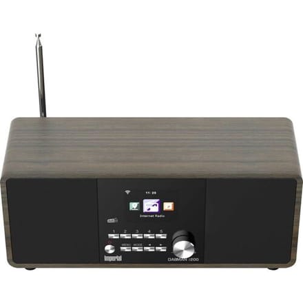 Imperial DABMAN i200 V2 Internetradio DAB+, VHF (FM), Internet AUX, USB, DLNA, LAN, Internetradio Hout