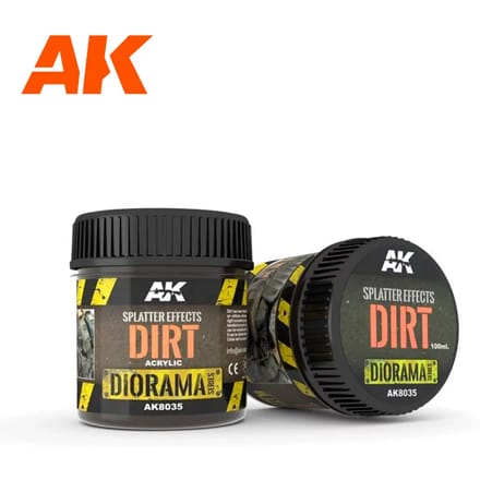 Modelverf AK Interactive Dioramas Splatter Dirt Effects