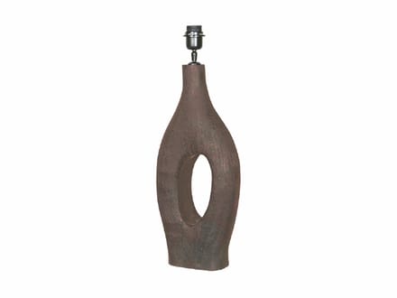 by Mooss - Tafellamp - Umber - Mat - Donkerbruin - Hout - Sunburn - Organisch - L - 50 cm
