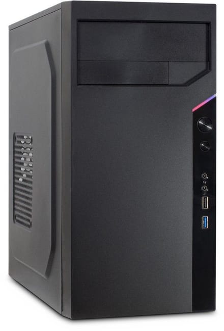 Inter-Tech IT-6505 Reto - Case - Tower - Zwart