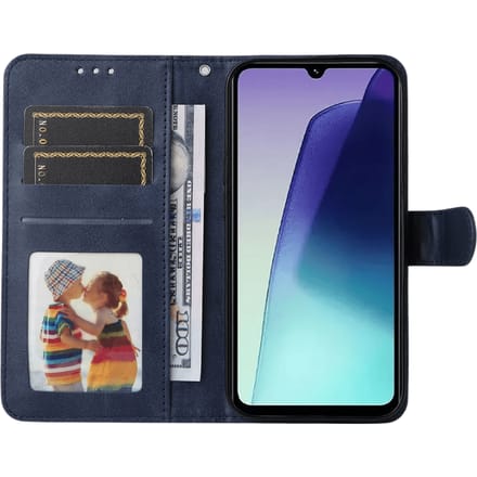 Comfycase Xiaomi Redmi 14C Boek Hoesje Blauw