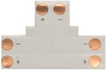 Velleman Flexibele PCB connector, T-Vorm, 8 mm, 1 kleur