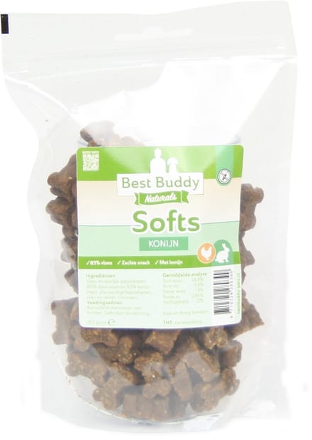 Softs Konijn 180 gram - Trainingssnacks - Glutenvrij - Best Buddy Pets